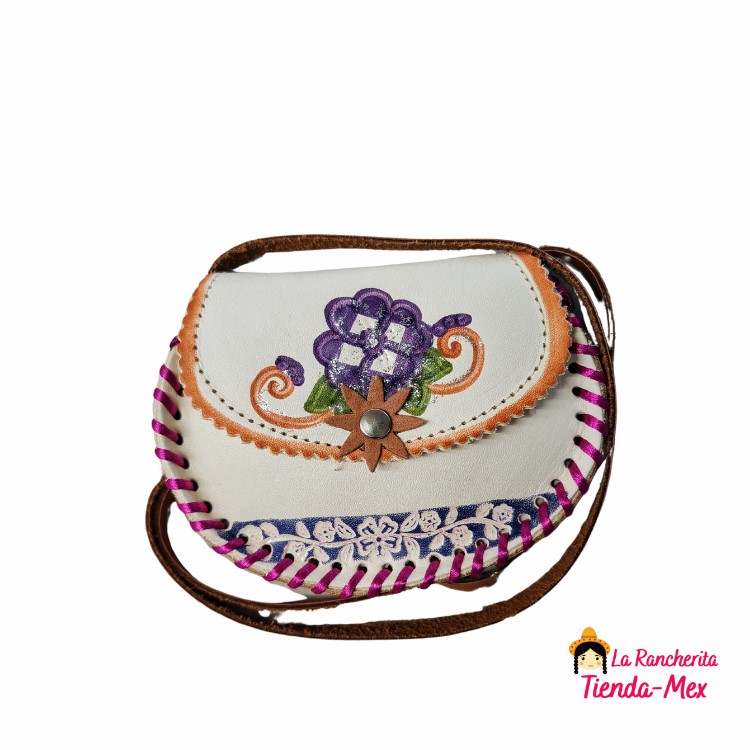 Bolso De Piel Luna Mediana | Tienda Mex Bolso De Piel Luna Mediana