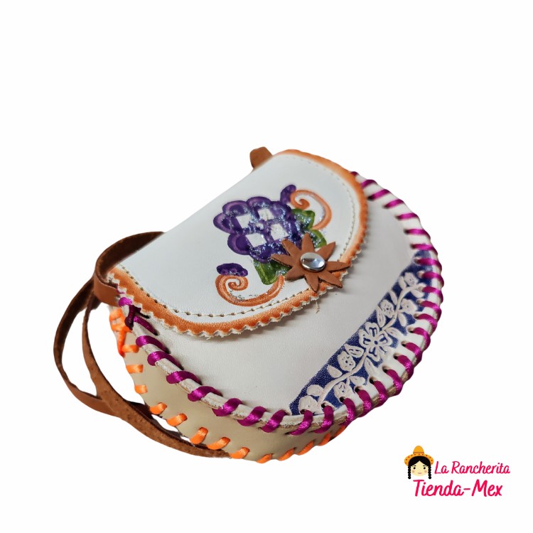 Bolso De Piel Luna Mediana | Tienda Mex Bolso De Piel Luna Mediana - Imagen 3