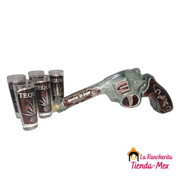 Set Licorera Tequilera Revolver #< | Tienda Mex