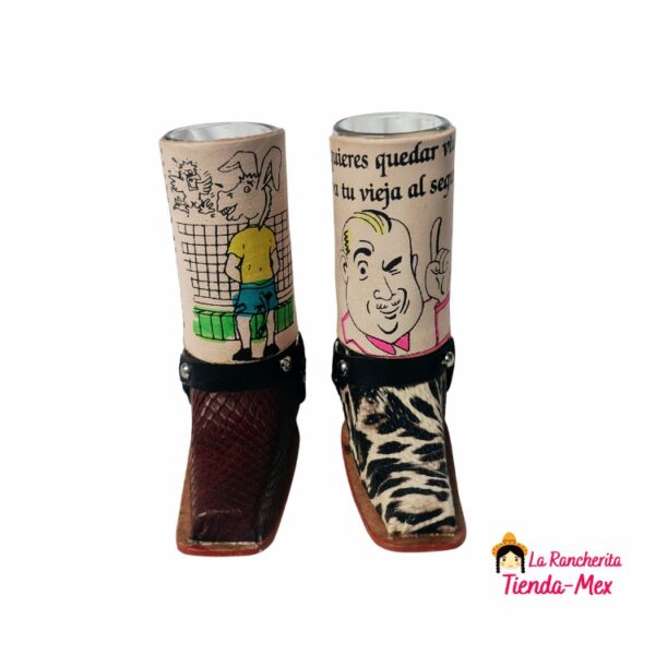 Bota Tequilera Charra Serigrafiada - Imagen 5